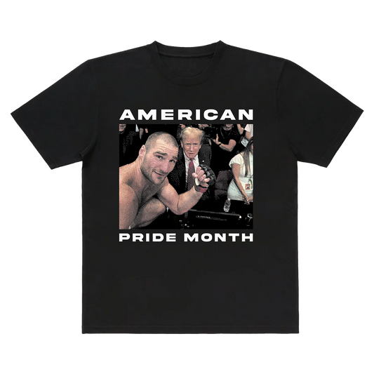 American Pride Month Special Edition Black T Shirt