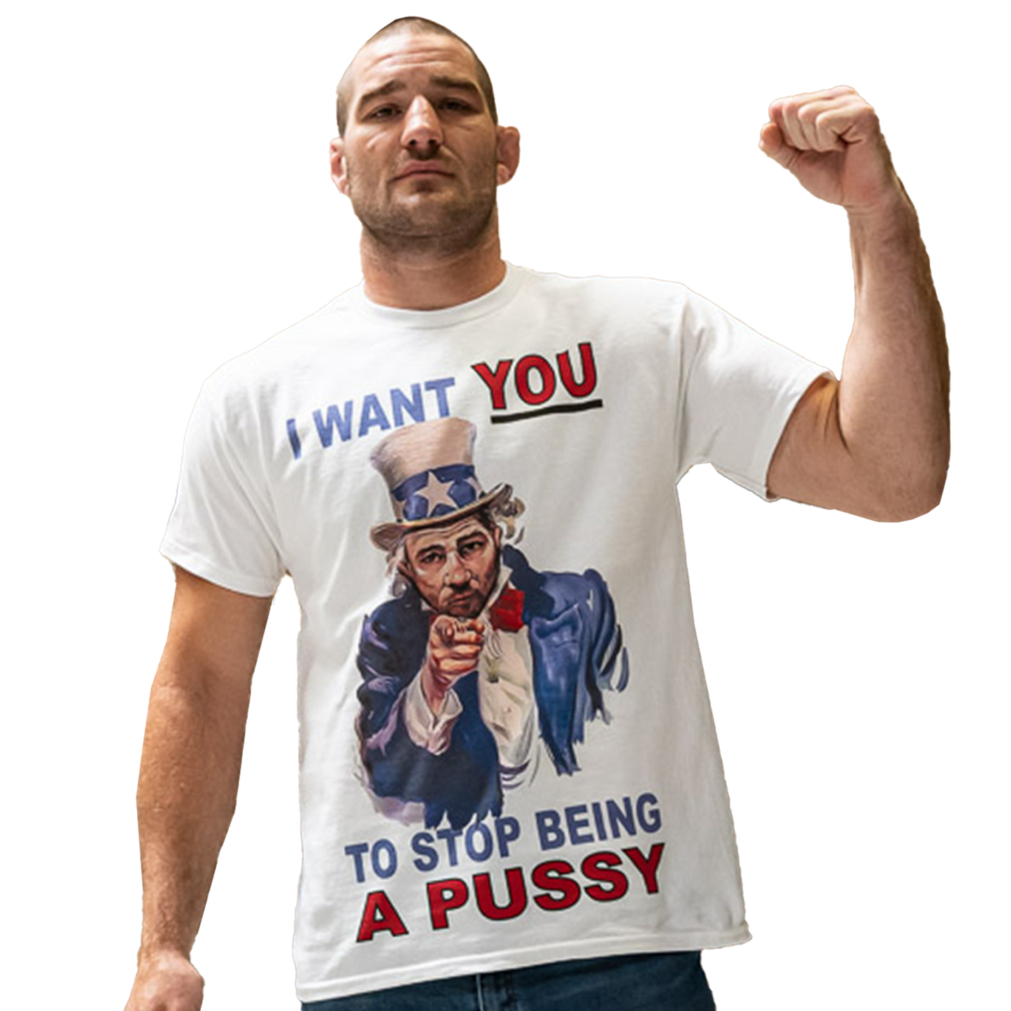 Don't Be a P***Y White T-Shirt